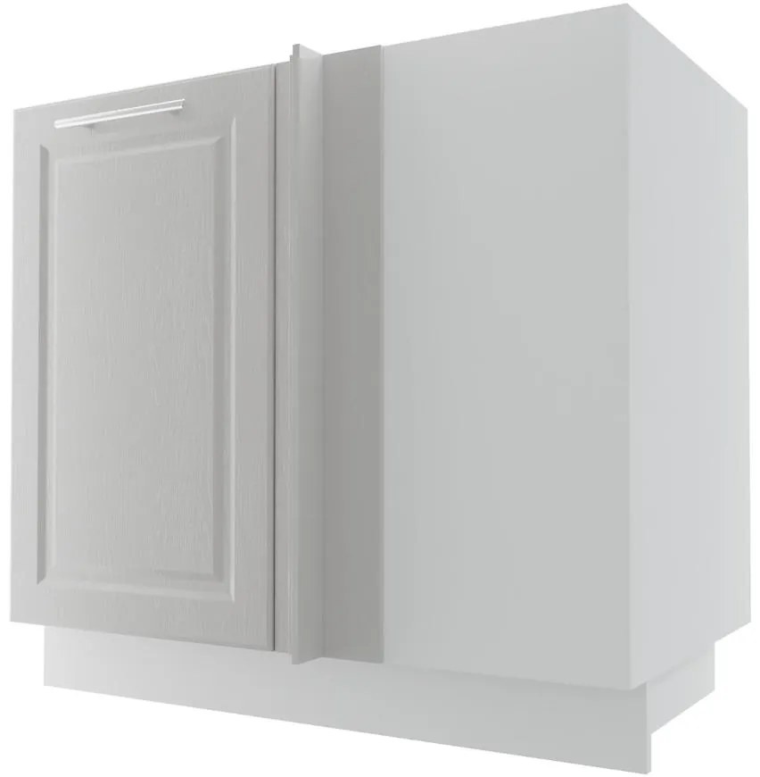 Kuchynská skrinka Emporium D13U light grey stone/biela