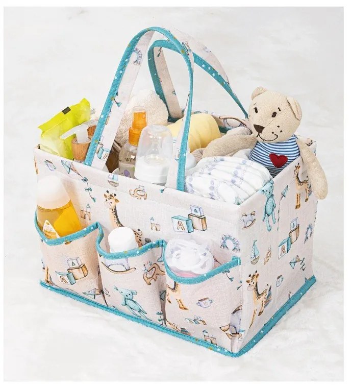 Látkový detský organizér na hračky - Mioli Decor