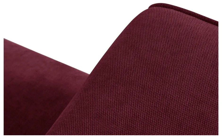 Vínovočervená rohová pohovka do "U" Esther - Milo Casa