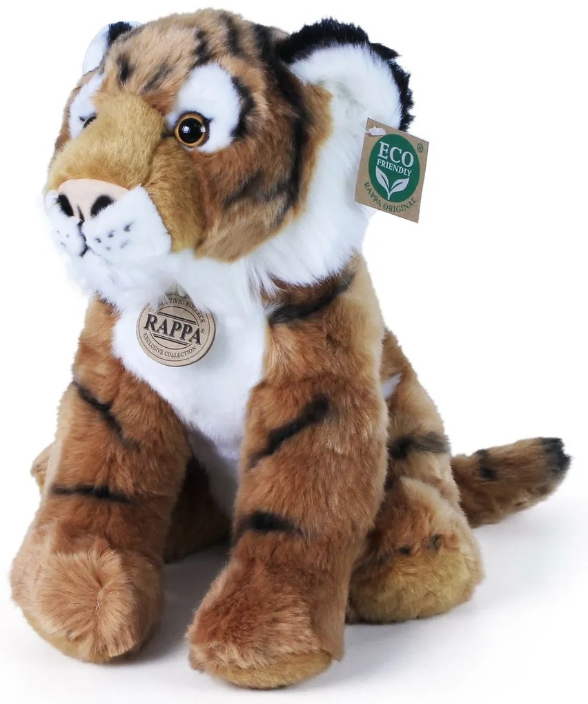 Plyšový tiger sediaci 30 cm ECO-FRIENDLY