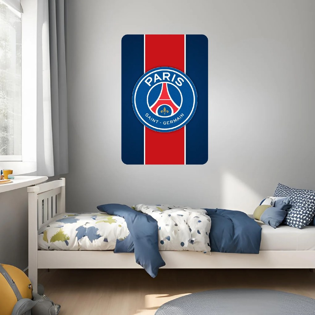 60x90cm Paris Saint-Germain FC - textilná nálepka na stenu