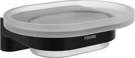 Ravak Chrome II mydelnička čierna X07P1375