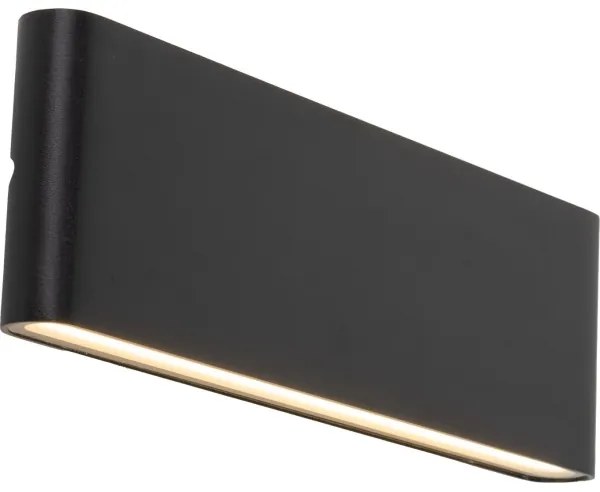 LED Vonkajšie nástenné svietidlo ARWENA 2xLED/12W/230V IP54 čierna