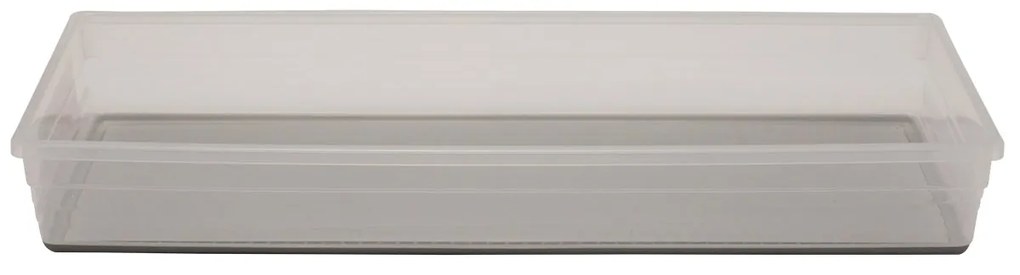 Curver Úložný box Sistema 8 - 37,5x15x5cm sivý