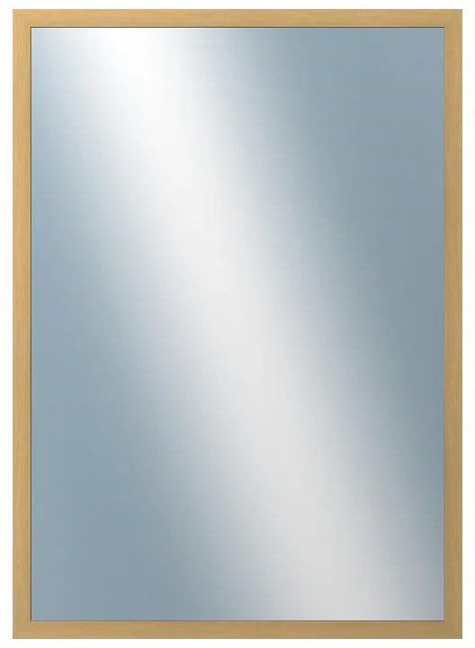 DANTIK - Zrkadlo v rámu, rozmer s rámom 50x70 cm z lišty KASSETTE prírodná lakovaná (2879)