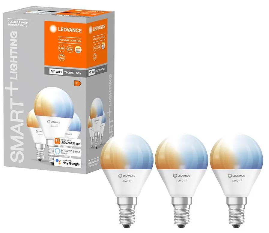 Ledvance SADA 3x LED Stmievateľná žiarovka SMART+ E14/5W/230V 2700K-6500K - Ledvance P224721