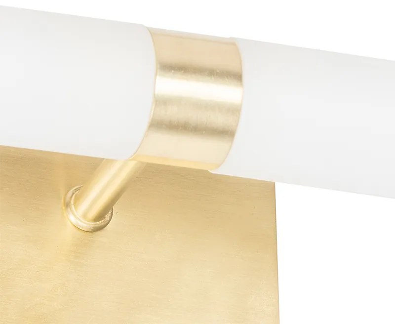 Moderná nástenná lampa do kúpeľne zlatá IP44 2-svetlá - Bath