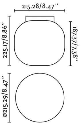 FARO 68610 - Stropné svietidlo AMELIA 1xE27/15W/230V IP44 biela