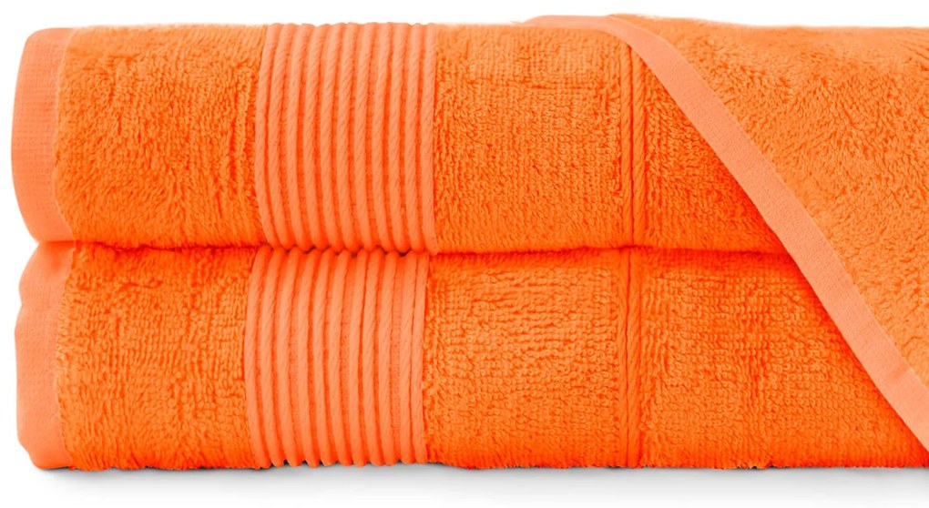 BAMBUSOVÝ UTERÁK BAMBOO 70X140 CM ORANŽOVÁ