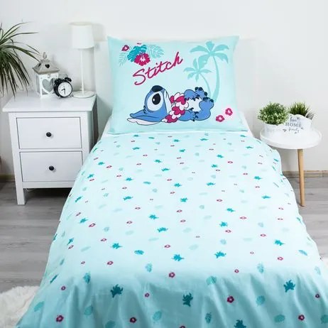 Jerry Fabrics Bavlnené obliečky 140x200 + 70x90 cm - Lilo a Stitch "Hawaii"