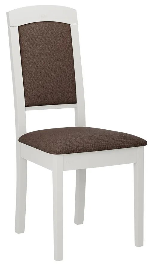 Čalúnená jedálenská stolička Heven XIV, Morenie: biela, Poťahové látky: Hygge D91