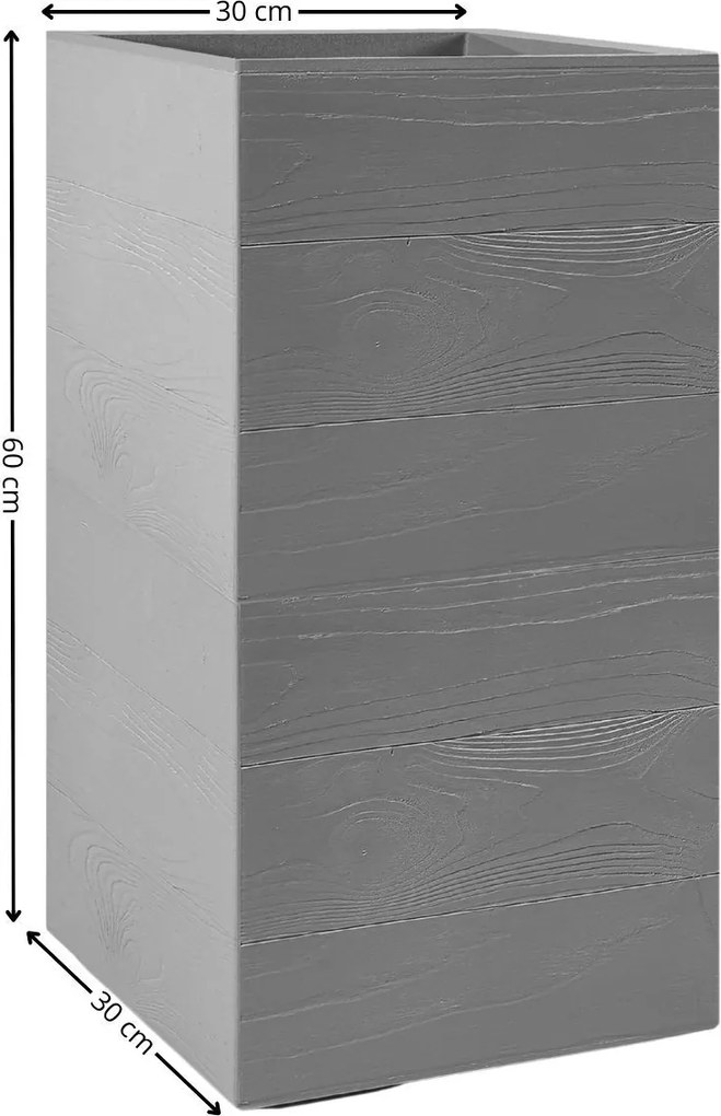 Kvetináč na kolieskach BETONIQUE 30x60 cm - výber z 7 prevedení