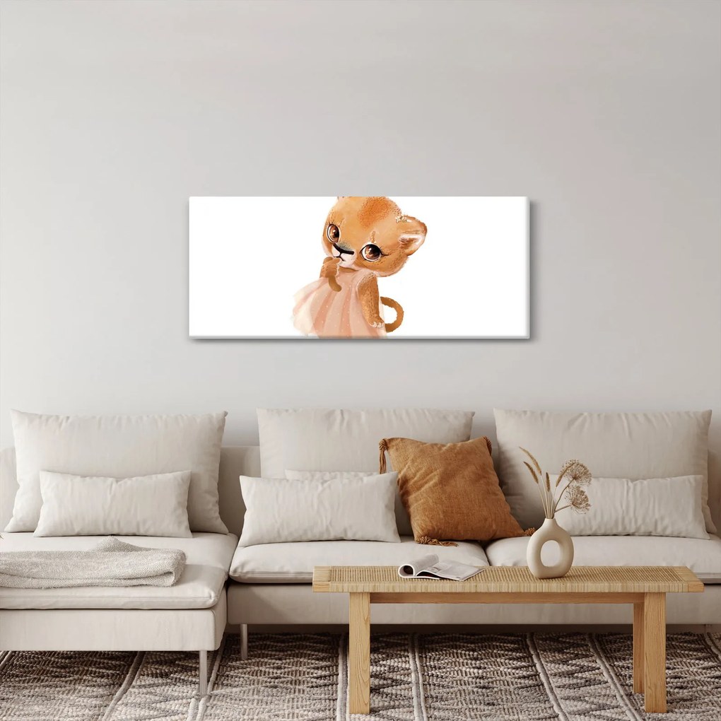 Obraz - Akvarelové zvieratko N⁰6 (120x50 cm)