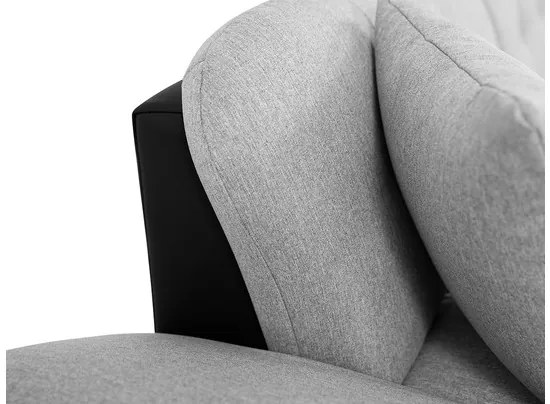 Rohová sedacia súprava Magnir, Dostupné poťahy: ekokoža Soft 011 + Lux 06 + Lux 5, Strana: pravá