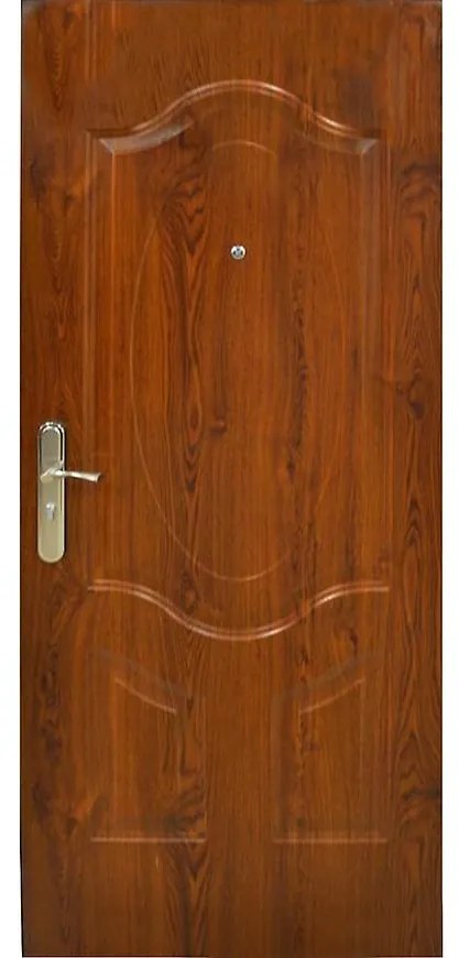 Dvere vchodové Mx-zeus 80P zlatý dub pp