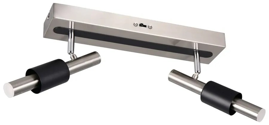 Čierne/v striebornej farbe LED bodové svietidlo 20,5x42 cm Ikaris – Trio Select