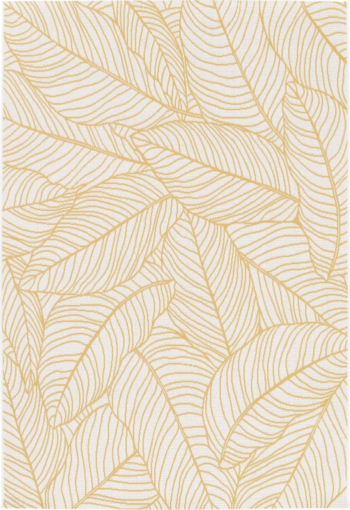 TRHÁK: Kusový koberec RE_FRESH 37515-067 – na von aj na doma, 160x230, žltá, chodba / predsieň, Balta