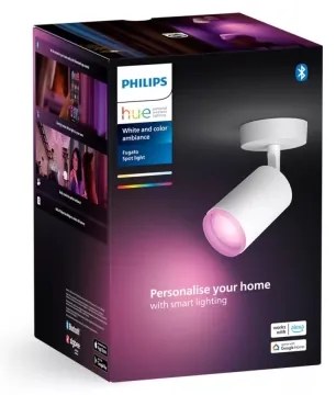 Philips - LED RGBW Stmievateľné bodové svietidlo Hue FUGATO 1xGU10/4,2W/230V biela