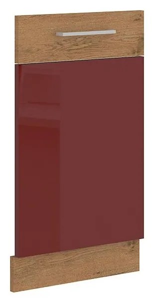 Front umývačky riadu Woodline ZM 713 x 446, Farby: dub lancelot / biely lesk