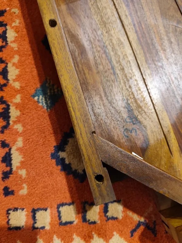 Jedálenský stôl z masívu Timber 160cm - II. Trieda