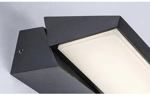 Rabalux 77064 - LED Vonkajšie nástenné svietidlo SENICA LED/13W/230V IP65 čierna