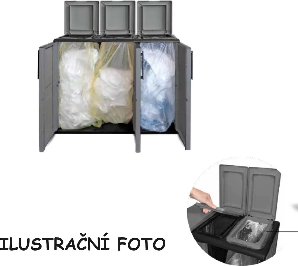 ARTPLAST Skrinka na triedený odpad FREE, 68 cm