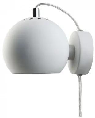 Ball white matt, nástěnné svítidlo Ø12 cm,bílé Frandsen lighting 5702410114180
