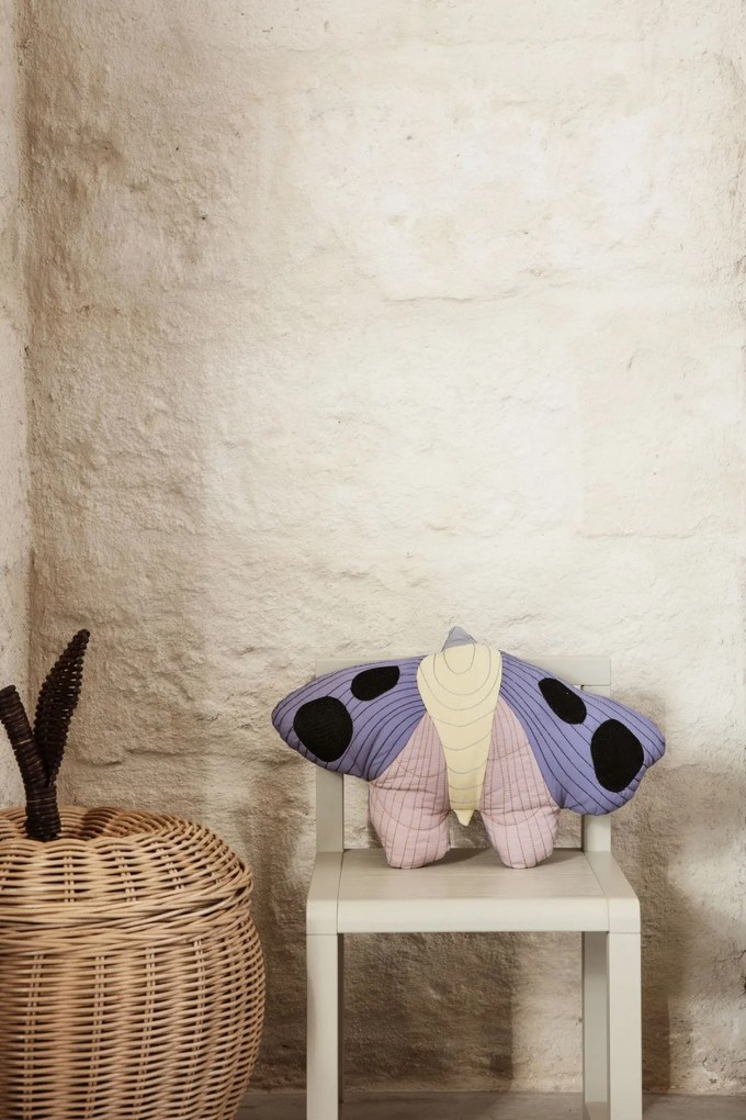 Ferm Living Prútený kôš s vekom Apple