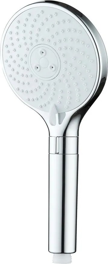 Plastová sprchová hlavica v lesklo striebornej farbe ø 12 cm Water Saving – Wenko