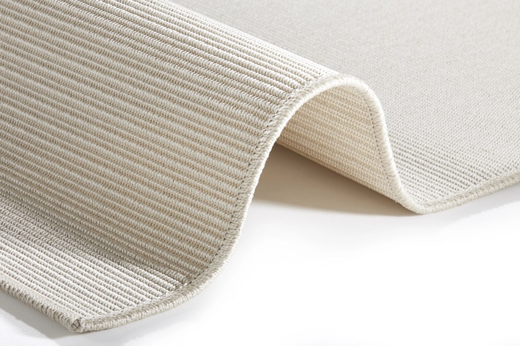 BT Carpet, Behúň Nature 103531 Cream White – na von aj na doma, 80x500, biela, chodba / predsieň