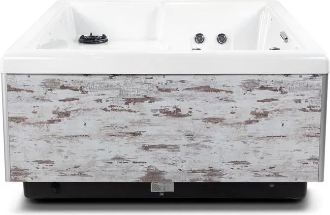 Hanscraft Vírivka OKA WAVE 1 Farba bočníc: Concrete, Farba škrupiny: Pearl white