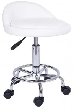 Otočná barová židle Lomo bílá