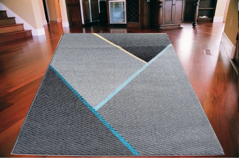 Kusový koberec Grafo TOP sivý, Velikosti 133x180cm