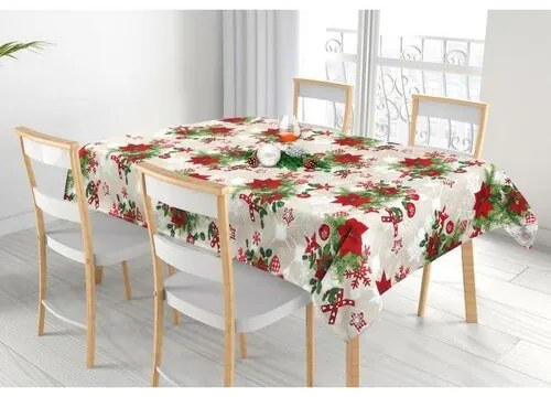 Bellatex Obrus Vianočná hviezda červená, 70 x 70 cm