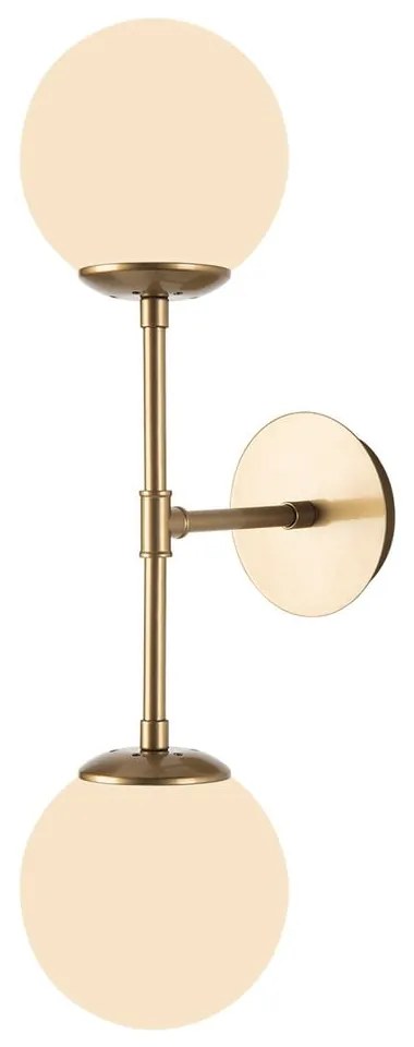 Nástenné svietidlo v zlatej farbe Squid Lighting Kruva, dĺžka 58 cm