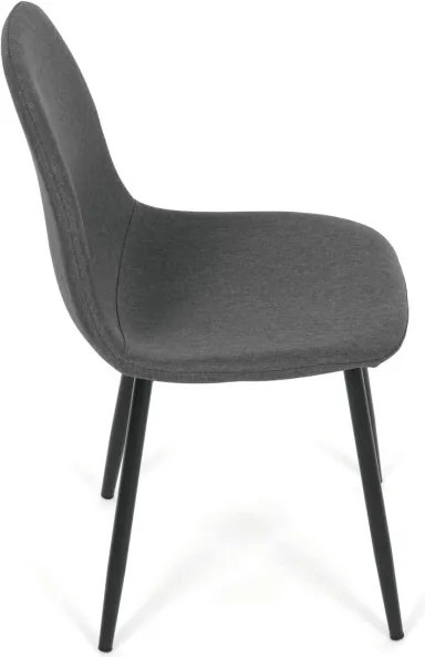 Jedálenská stolička sivá CT-V2972 GREY2