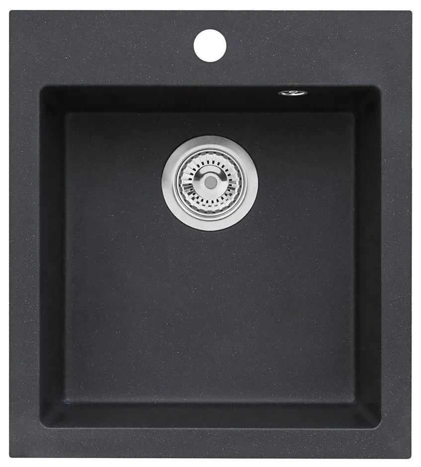 ALVEUS 1133432 - Kuchynský drez CORTINA 50x45 cm granit/čierna