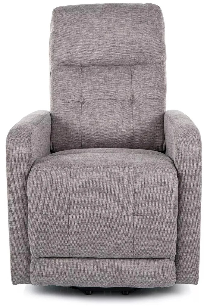 Elektrické polohovací křeslo OTUS II Brego světle šedé