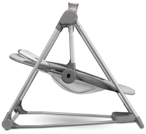 Lionelo - Detské hojdacie kresielko OTTO 4xLR14 Cozy Grey