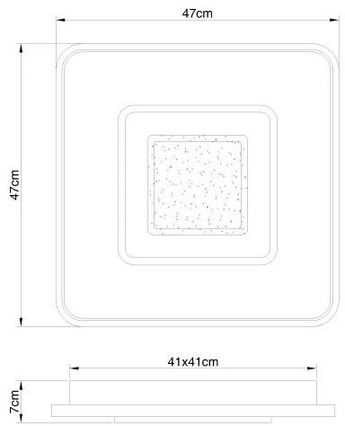 Globo 48552D1 - LED Stmievateľné stropné svietidlo BRIENNA LED/36W/230V + DO