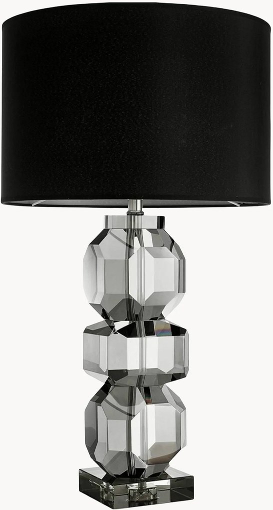Stolová lampa z krištáľového skla Mornington