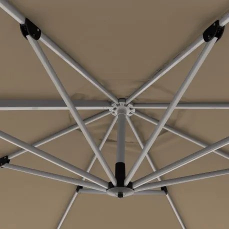 Doppler ACTIVE 370 cm - bočný záhradný slnečník s bočnou tyčou - 2. akosť (S258)