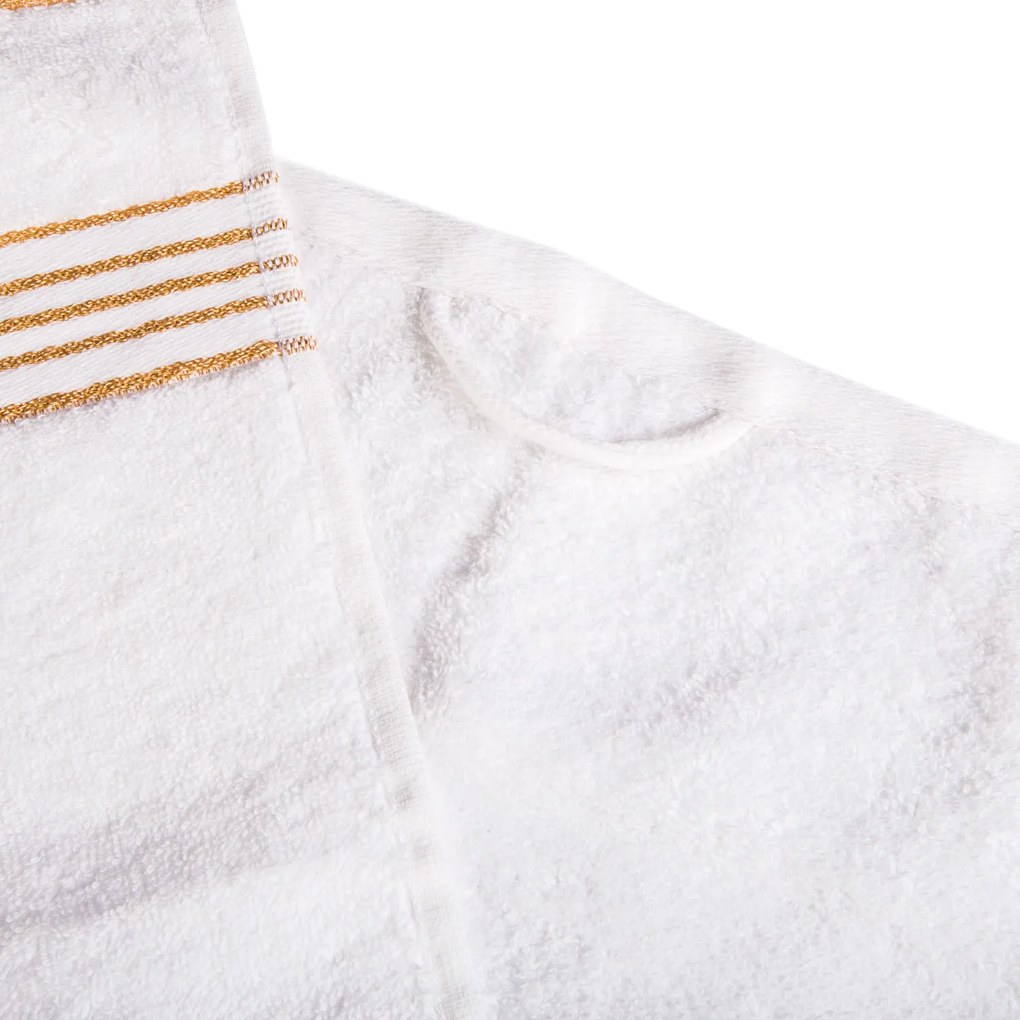 BAVLNENÉ UTERÁKY TIWANO SADA 1 KS 50X90 CM, 1 KS 70X140 CM BIELA