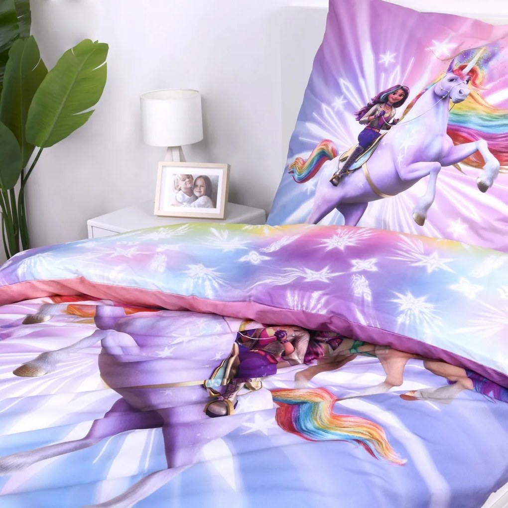 Herding Bavlnené obliečky Unicorn Academy, 140 x 200 cm, 70 x 90 cm, 140 x 200 cm, 70 x 90 cm