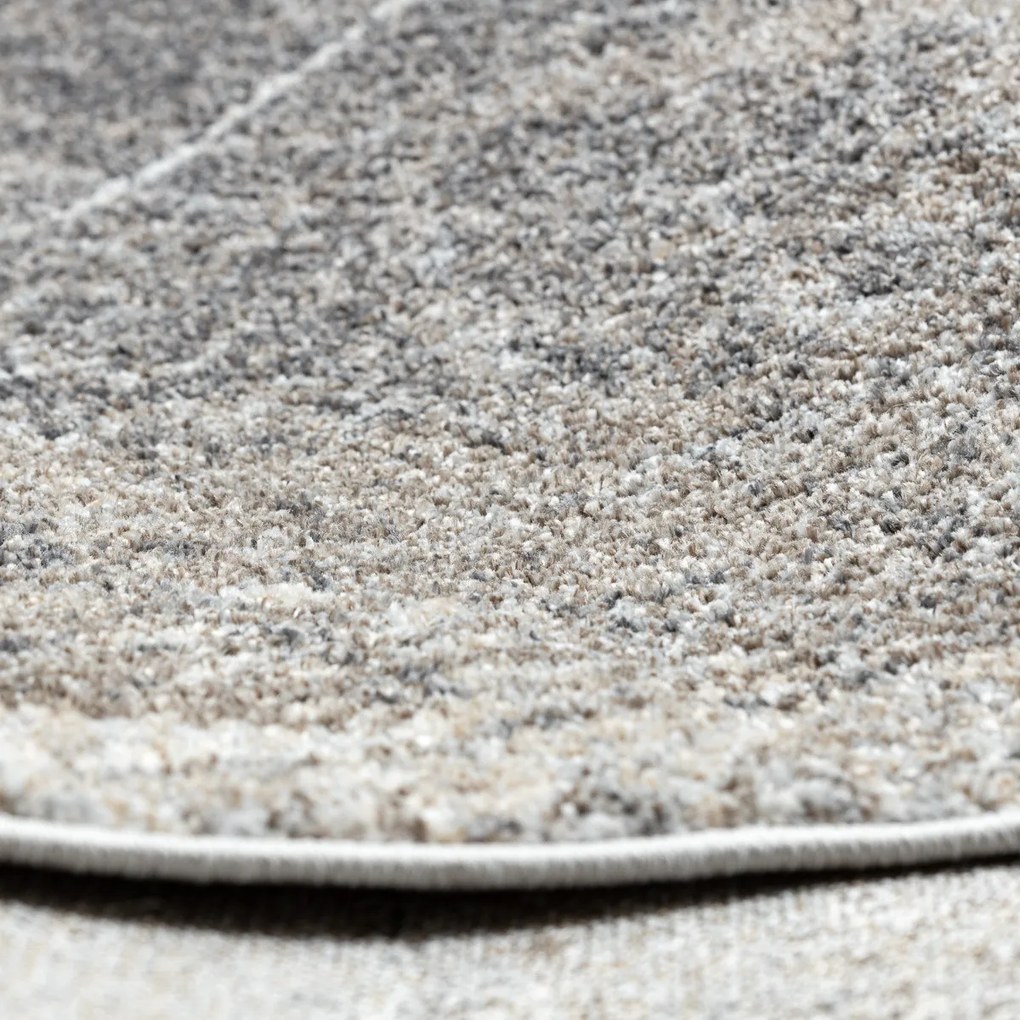 Dywany Łuszczów, Kusový koberec Fusion 9617 dark grey/brown, 200x290, šedá, kancelária