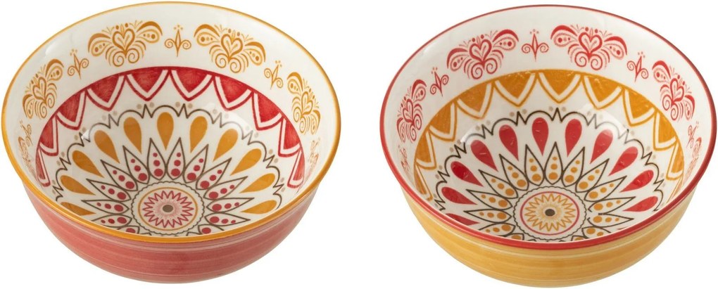 2ks farebná porcelánová miska Bowl Jam - Ø11*5 cm