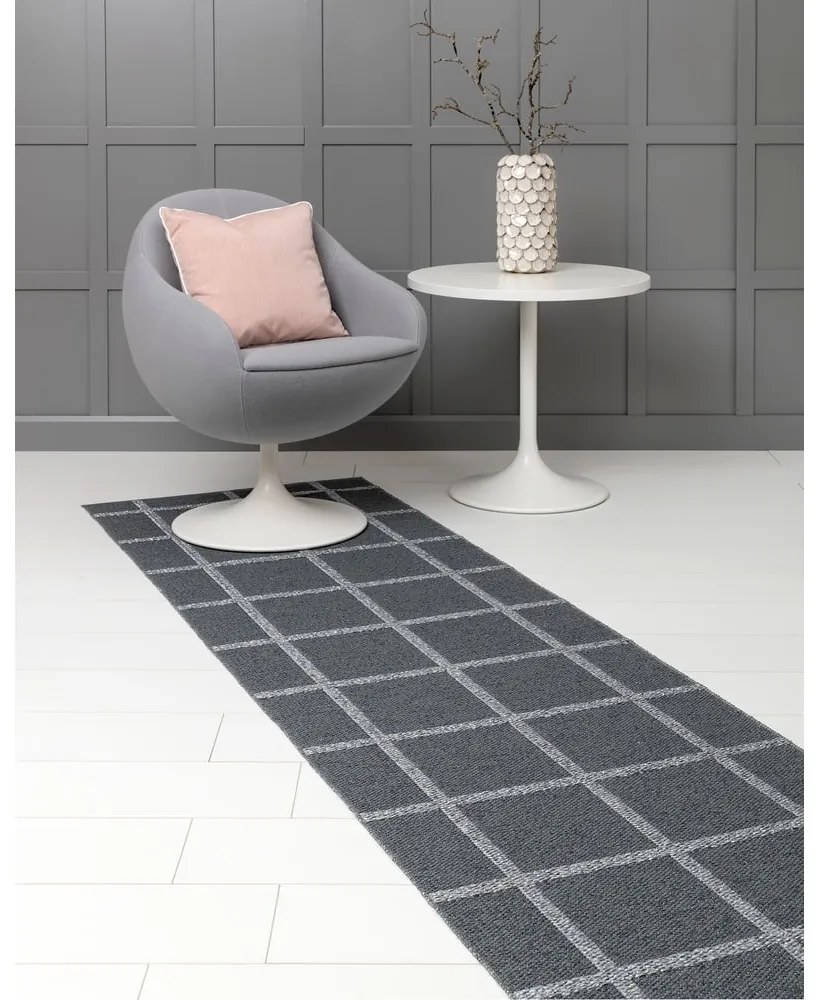 Antracitový vnútorný a vonkajší behúň 70x150 cm Ada Granit – Pappelina