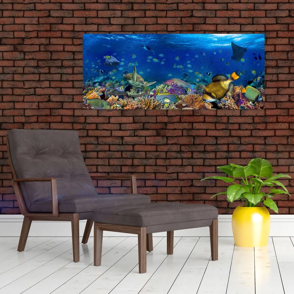 Obraz - Oceán (120x50 cm)