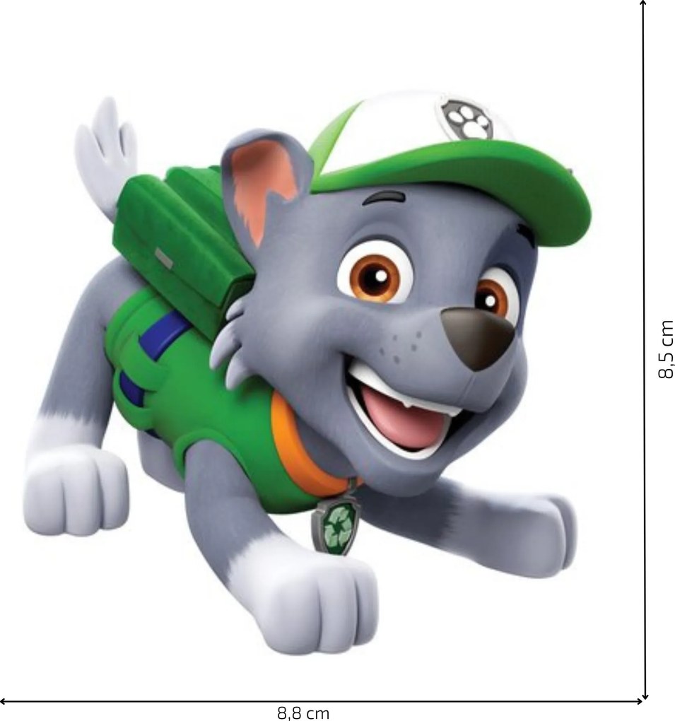 PIPPER. PAW Patrol - Rocky - nálepka nad vypínač