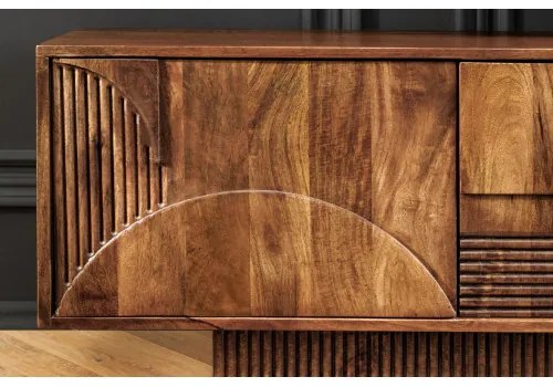 TV-skrinka 46805 Art Deco 200cm Drevo Mango Hnedé - Komfort-nábytok